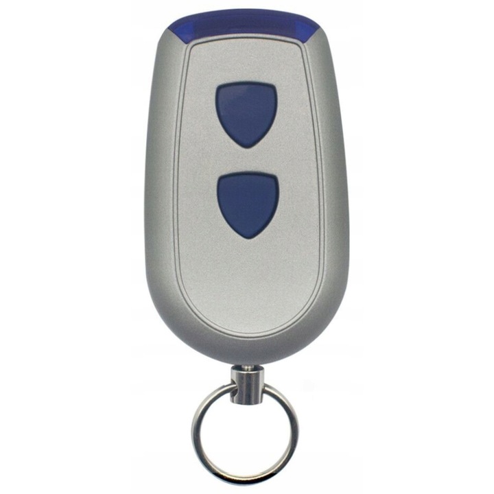 Pilot de inlocuire TechTell pentru Normstahl EA433, 2 canale, 433,92 MHz, dimensiuni 50x30x10mm, cu baterie inclusa