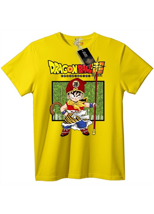 Dragon Ball Super póló Gokuval, Sárga