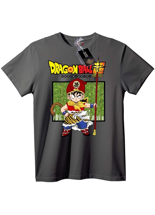 Dragon Ball Super póló Gokuval, Szürke