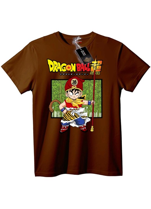 Dragon Ball Super póló Gokuval, Barna