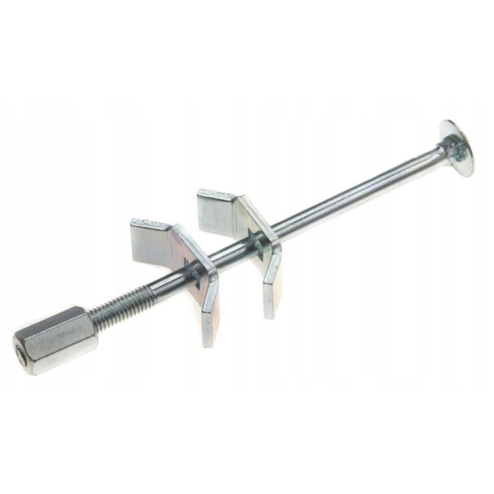 Zlacare pentru blaturi ATM, L=100mm, cromat, din otel, set 1 buc.