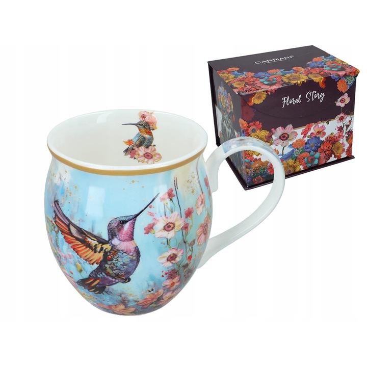 Cana CARMANI Koliber, 475 ml, ceramica, set cadou