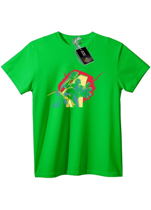 Munkás póló kalapáccsal, Világoszöld