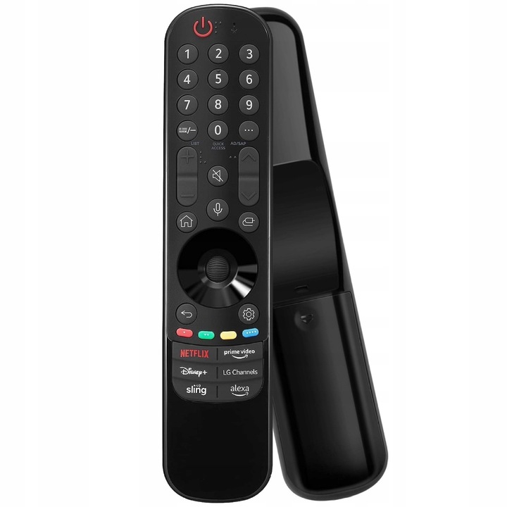 Telecomanda Magic pentru TV LG, model AN-MR23, functii de control vocal, compatibilitate cu modele din 2021-2023, negru