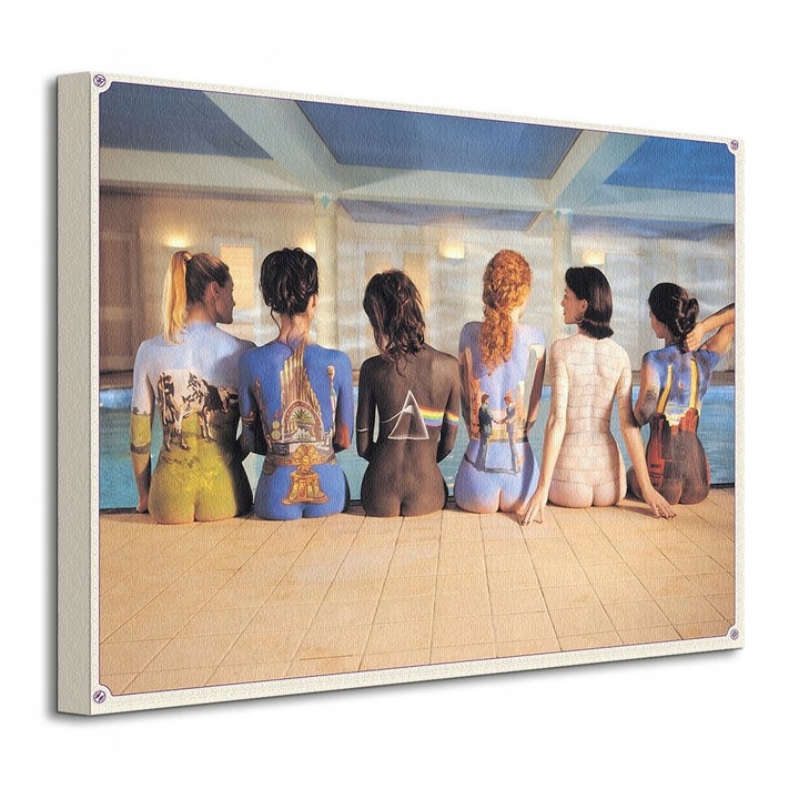 Картина Pink Floyd, 40x30 см, канава 300 гр/м2, рамка от борово дърво