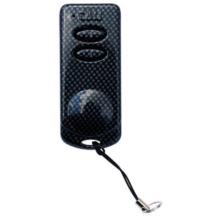 Telecomanda 433,92 MHz pentru automatizari porti TAU, dimensiuni 69x30x8mm, cu breloc