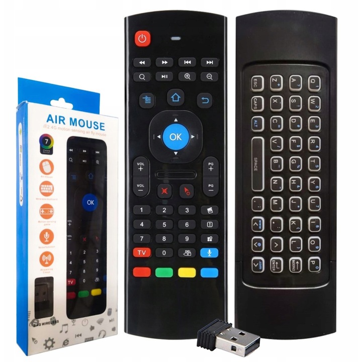 Pilot Air Fly Mouse cu functie de mouse, QWERTY, 172x52x19mm, wireless