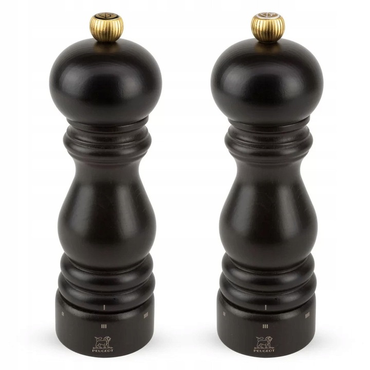 Rasnite condimente Peugeot, set 2 bucati, 18 cm, culoare ciocolata