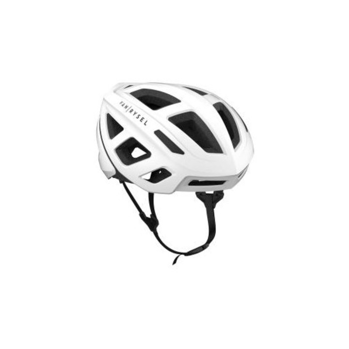 Каска за спорт Van Rysel Roadr 500, ефективна вентилация, ергономичен дизайн, M/L, бял/черен