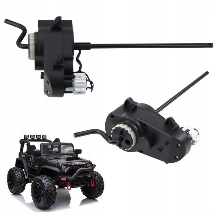 Motor de rotire JC666, 24V, negru