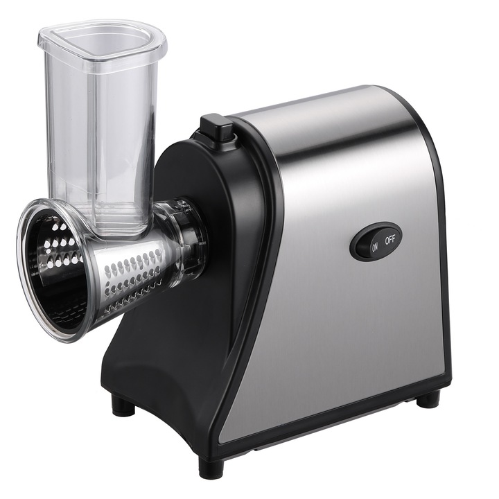 Razatoare electrica, 250 W, 5 capete interschimbabile, argintie/neagra, 11.5x19.0x20.0 cm