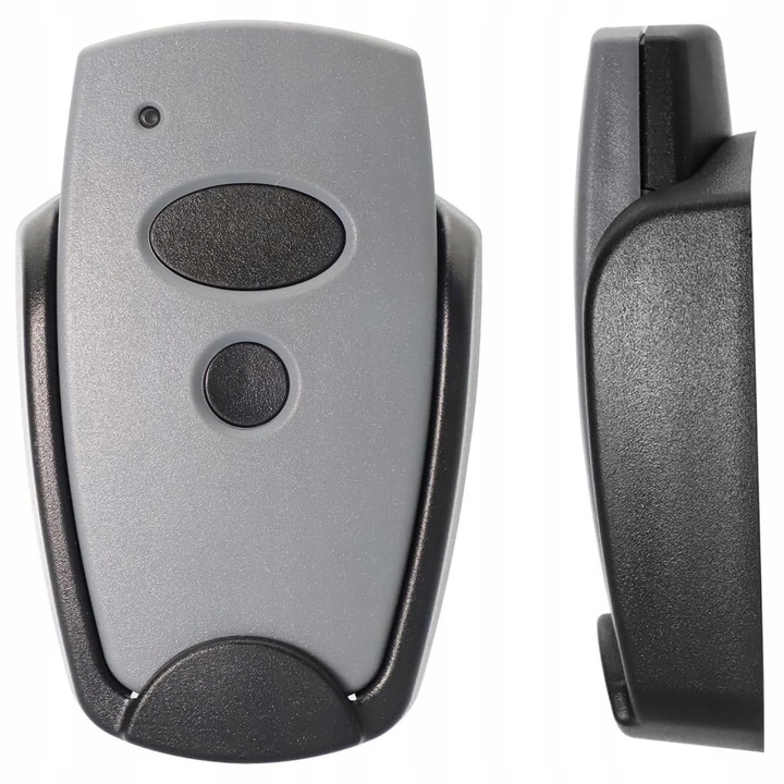 Telecomanda TechTell, pilot inlocuitor 2-canale, 868,3 MHz, dimensiuni 72x36x13mm, cu dioda rosie