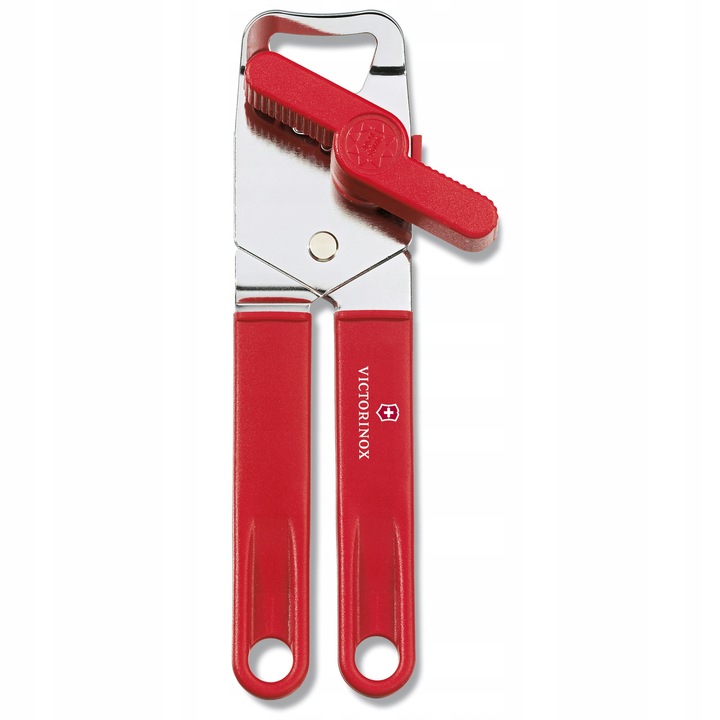 Отварачка за консерви Victorinox, червена, 50x180мм, от пластмаса и неръждаема стомана