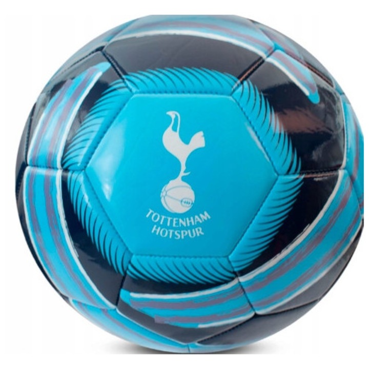 Edző futball labda, 32 panel, kék, 5-ös méret