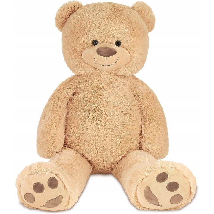 Ursulet de plus XXL Brubaker, 100cm, bej, ideal pentru cadou