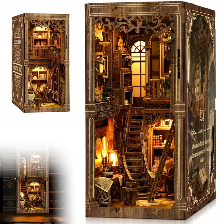 Puzzle 3D, Bedee, iluminare LED, 23x18x11 cm