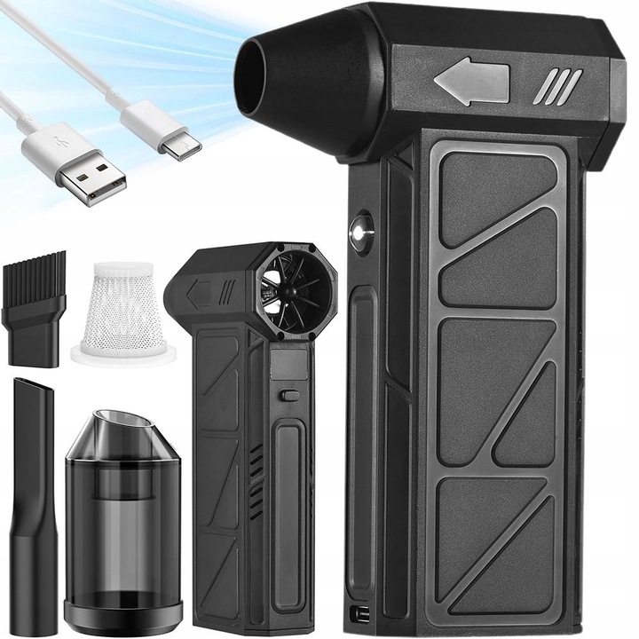 Aspirator BEDEE DMUCHUS MINI TURBO, 130000RPM, acumulator, compact