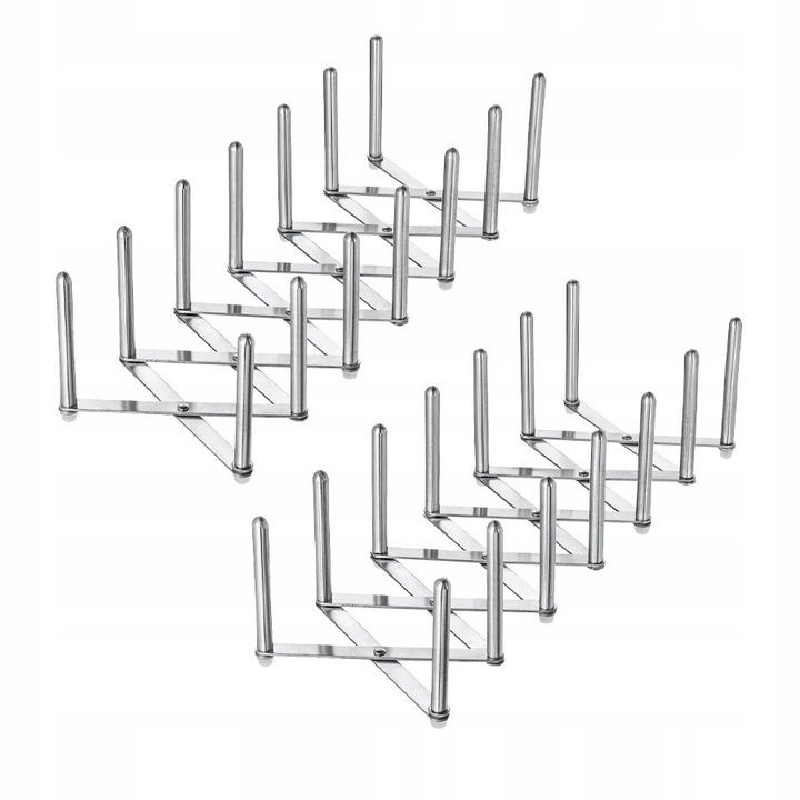 Rendszerező fedőknek, IKEA, 2 darabos készlet, rozsdamentes acél, 8.5x50x14.5cm