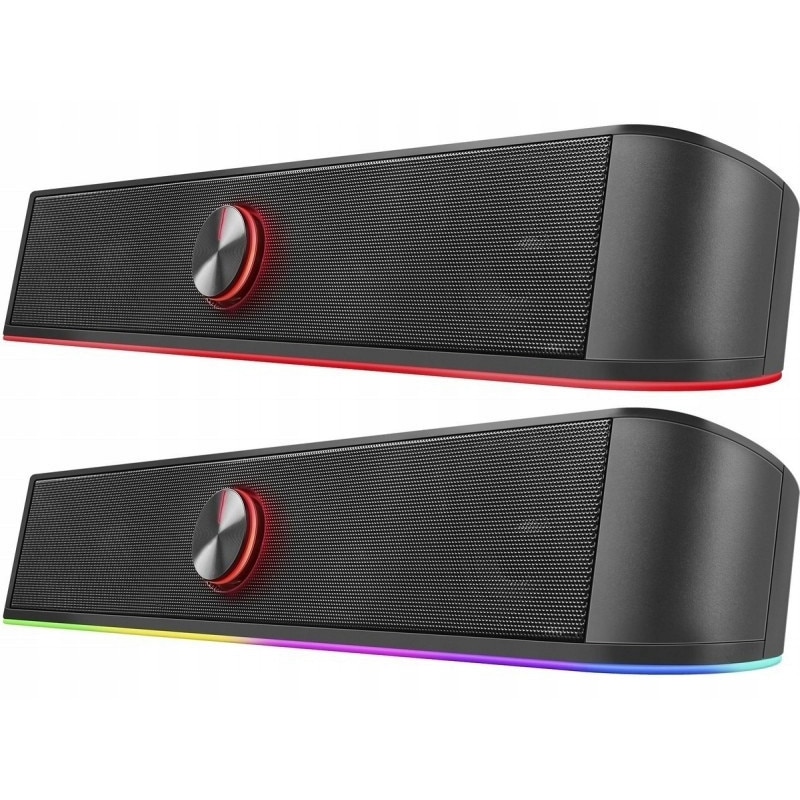 Soundbar, negru, alimentare USB, pentru computer si televizor