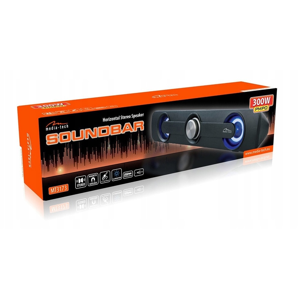 Soundbar MEDIA-TECH, USB, calitate buna, putere mare