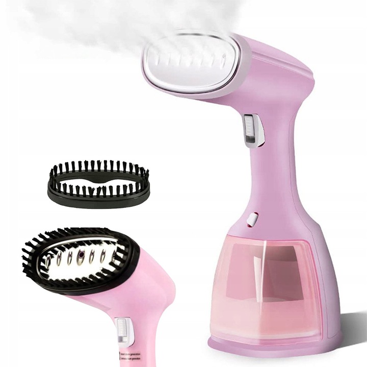 Aparat de calcat cu aburi portabil, 1500W, 350ml, 13x28cm