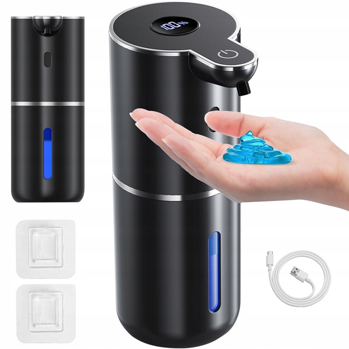 Automata folyékony szappanadagoló, fekete