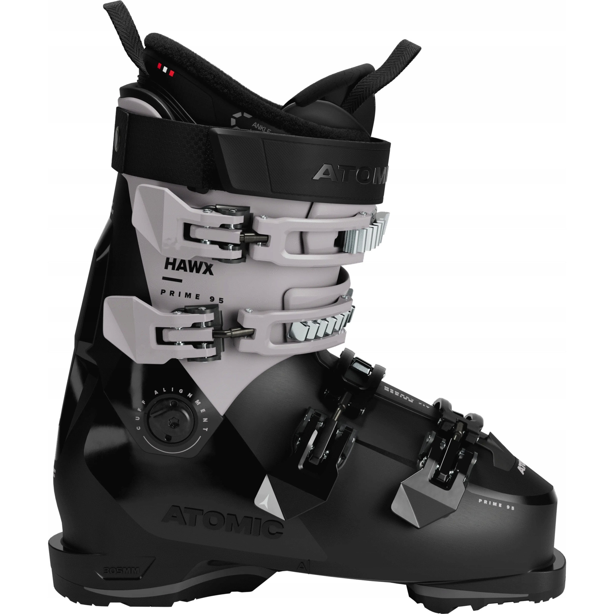 Clapari ski Atomic Hawx Magna 75 W pentru femei, 24/24.5 cm, alb