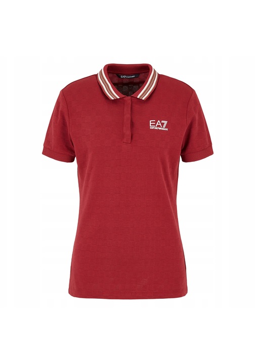 Tricou polo barbati Emporio Armani, rosu, bumbac, XS INTL