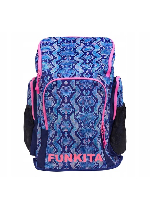 Раница Funkita Elite Squad 36L, синя, водоустойчива, отделение за лаптоп, джоб за очила за плуване