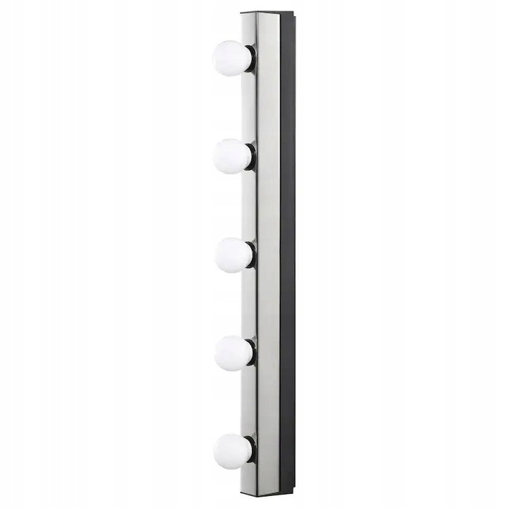 IKEA MUSIK fali lámpa, króm, 15W, 60x3.7x7.7cm