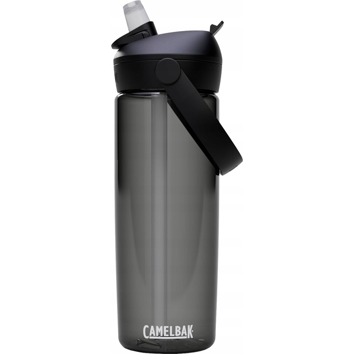 Butelca Camelbak Thrive Flip Straw 590ml, Charcoal, Tritan, usor de transportat