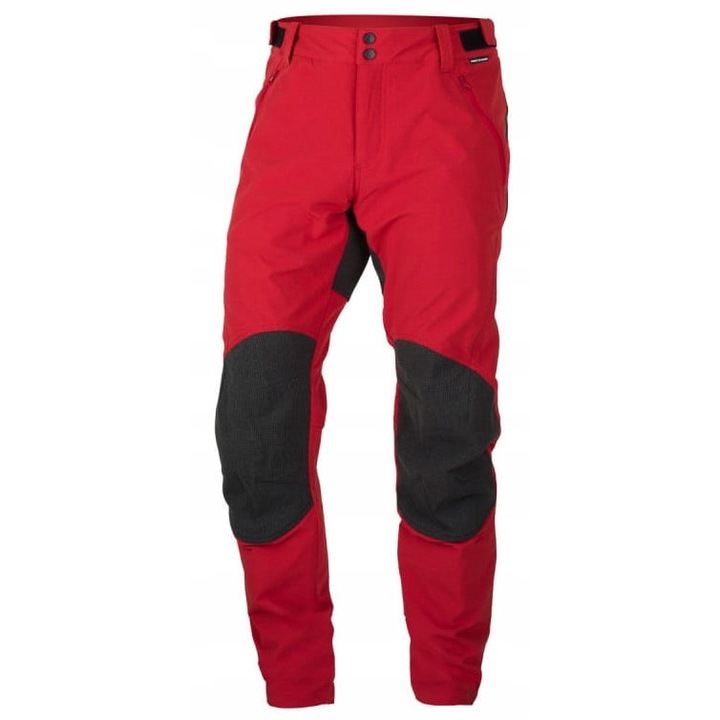 Pantaloni sport barbati Northfinder Fredrick, rosu inchis/negru, XL INTL