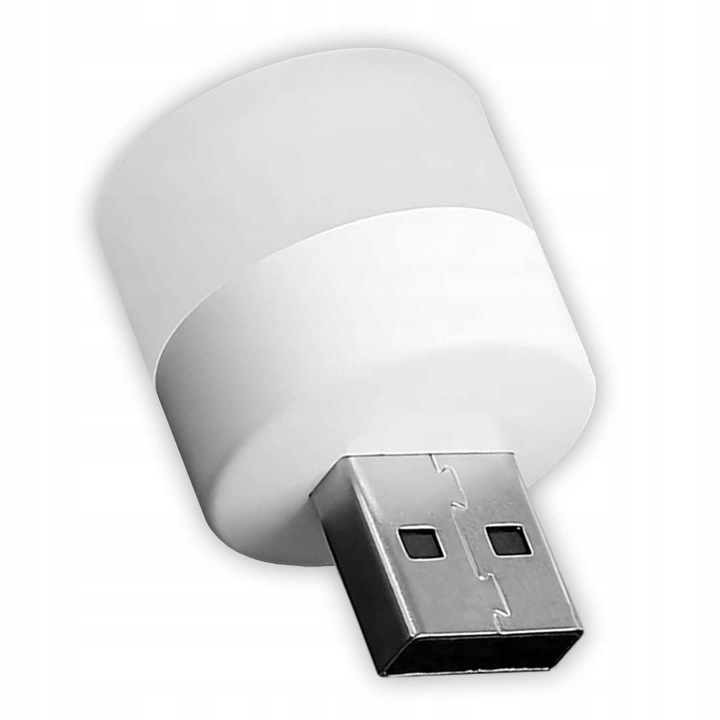 Mini LED USB lámpa 1W, Eurobatt, 6000K, 5V tápellátás, laptophoz és power bankhoz