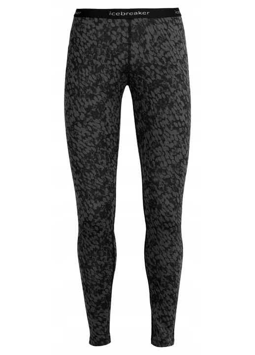 Colanti dama Icebreaker, 200 Oasis, negru, material merinos, XL INTL
