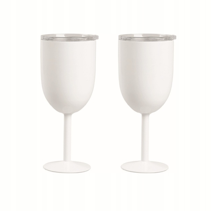 Set 2x pahare pentru vin RONNE, 0,36L, transparent