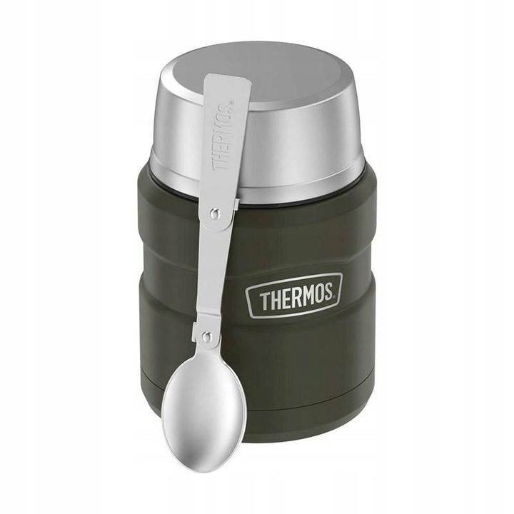 Термос за храна Thermos, 470 мл, с чаша и сгъваема лъжица, инокс, 143x95мм