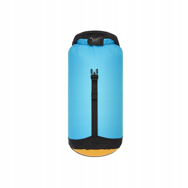 Sac de compresie Sea To Summit Evac Ultralight 8 L, nylon 30D Ultra-Sil Cordura, impermeabil, albastru Atoll, 17,9x17,9x37,7cm