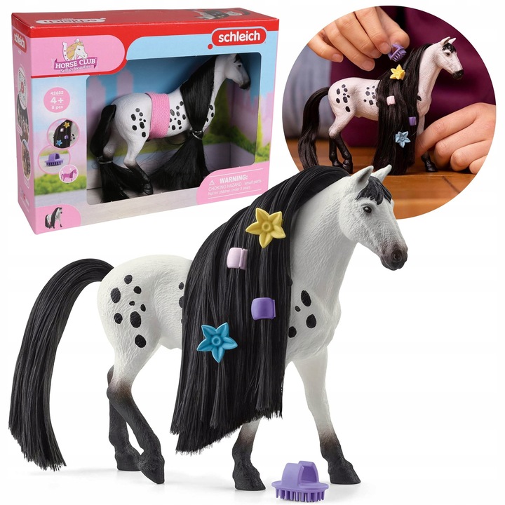 Figurina Schleich - Cal Knabstrupper pentru stilizare, 4+