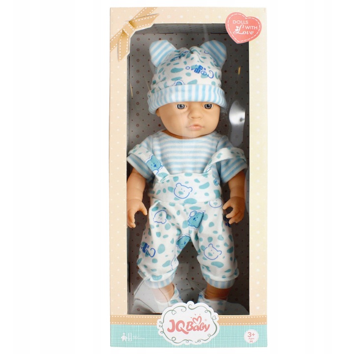 Lala Bobas 40 cm, Mega Creative, set cu imbracaminte, pentru copii 3+