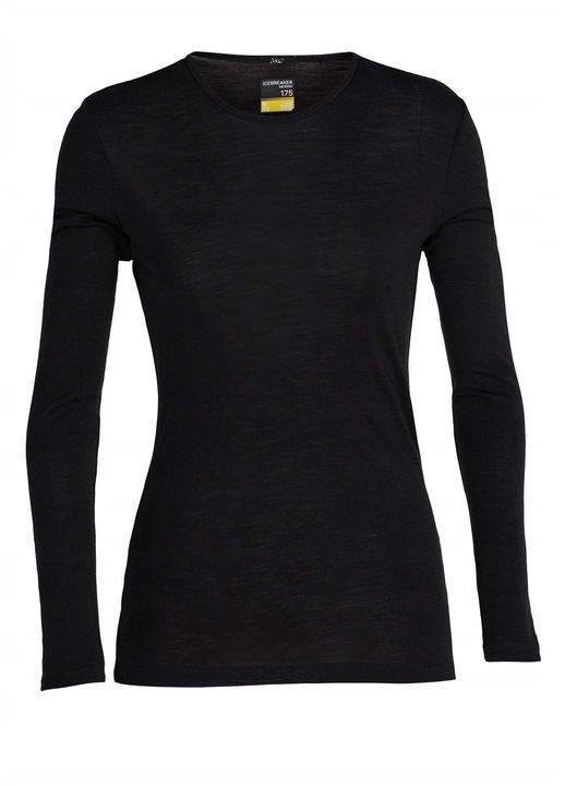 Bluza dama, Icebreaker, Negru, Lana, XS INTL