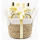 Set cosmetice de baie, BECASAN NATURE, set cadou, vanilie, galben
