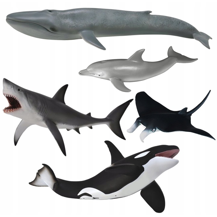 Figurine set, Collecta, animale marine, 3+ ani