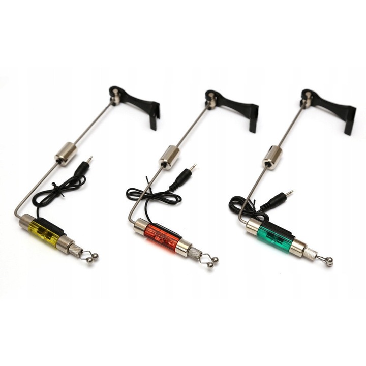 Set swingeri pescuit York Pro 3 bucati, rosu, verde, galben