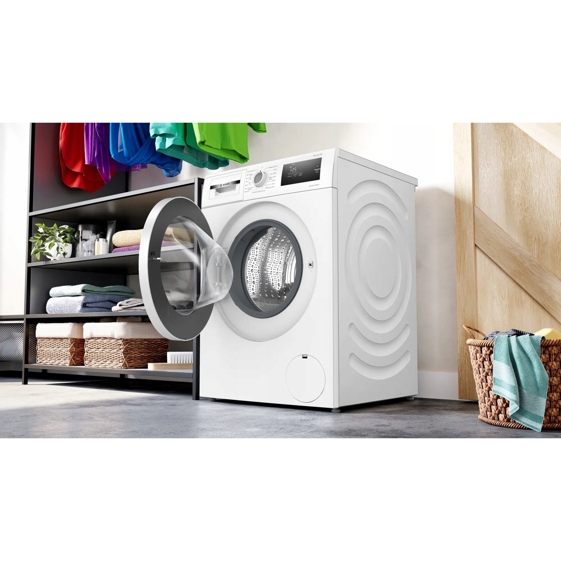Masina de spalat rufe Bosch WAN2405MPL, 8 kg, alb, 1200 RPM, 598x845x590 mm