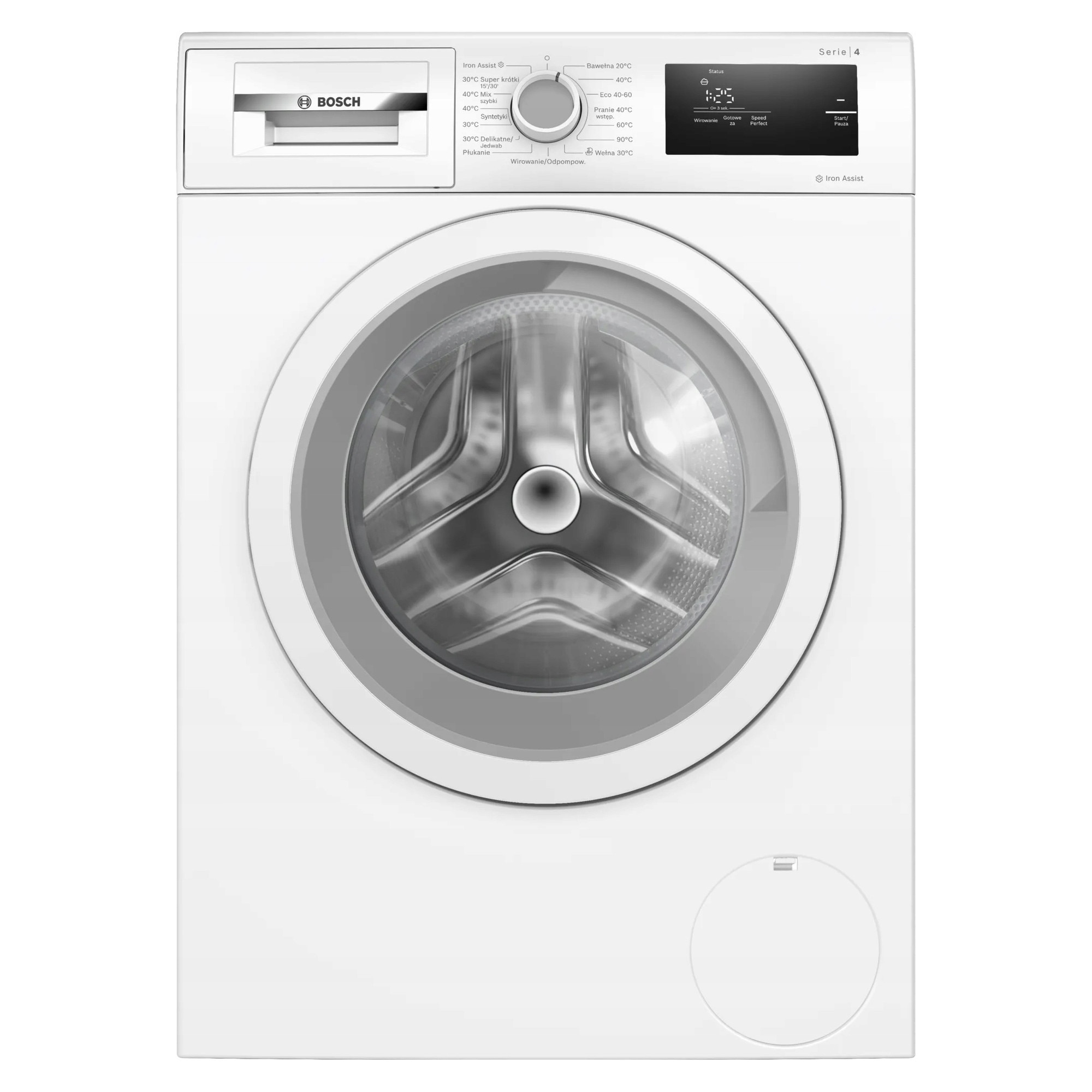 Masina de spalat rufe Bosch WAN2405MPL, 8 kg, alb, 1200 RPM, 598x845x590 mm