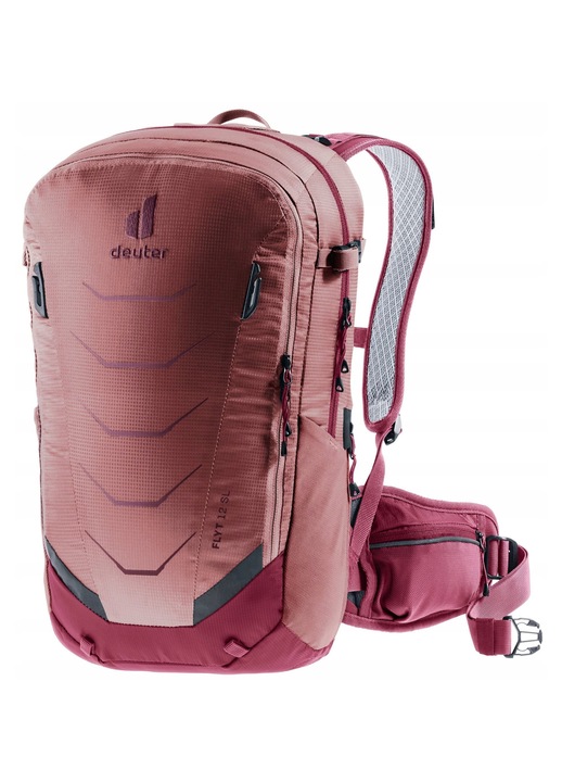 Deuter Flyt 12L női kerékpáros hátizsák, SAS-TEC védelem, Caspia-barna