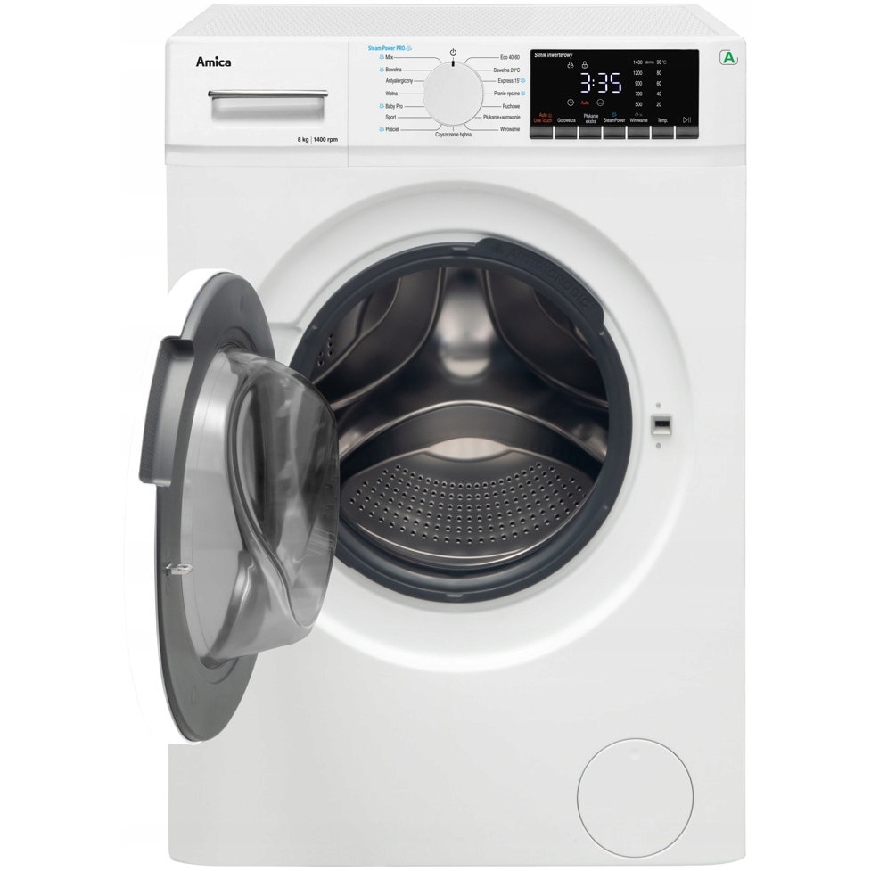 Masina de spalat rufe Amica WA5S814ALiSH, 8 kg, 1400 RPM, alb