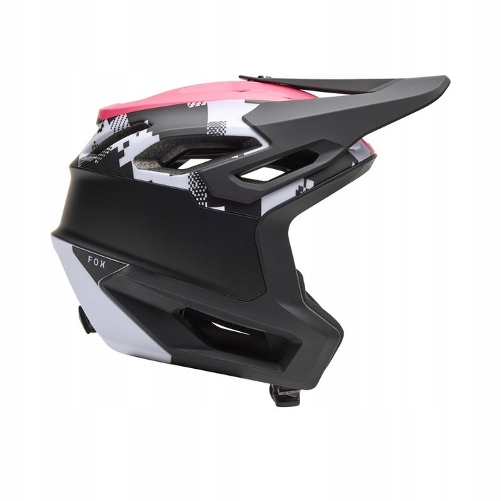 Fox Racing Dropframe Pro Digi Image sport védősisak, fekete/fehér, M, 50-54 cm, 55-59 cm