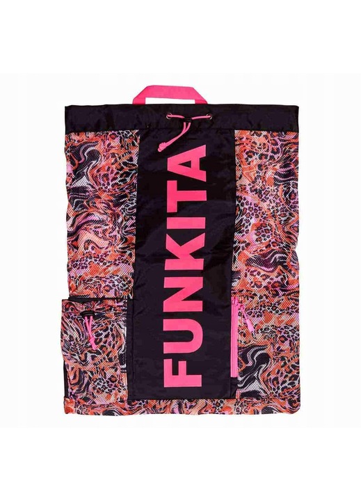 Спортна чанта Funky Trunks MESH GEAR BAG розов 25 л
