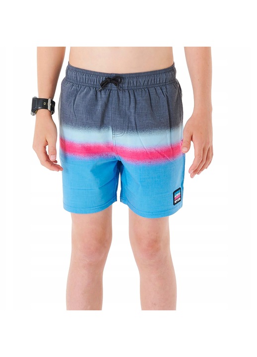 Детски къси панталони Rip Curl, полиестер/еластан, многоцветни